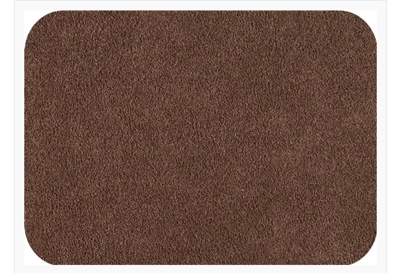 Turtle Mat Plain Mocha - 50cm x 75cm (Standard)