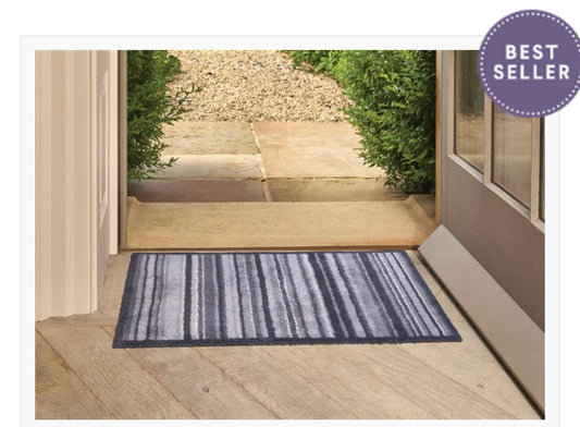 Turtle Mat Slate Stripe - 60cm x 85cm (Medium)