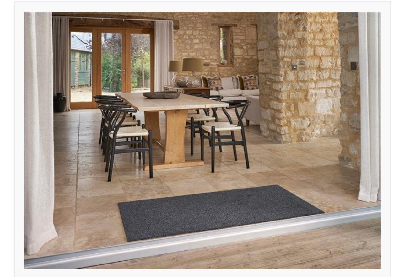 Turtle Mat Plain Grey - 75cm x 100cm (Large)