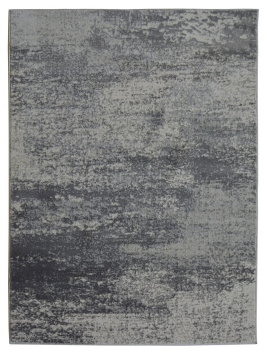 Abstract Marl Grey - 120cm x 170cm