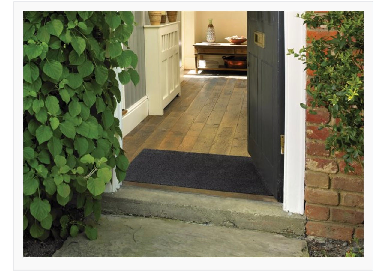 Turtle Mat Plain Grey - 75cm x 100cm (Large)