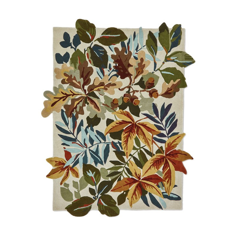 Sanderson Robins Wood Russet Brown Rug