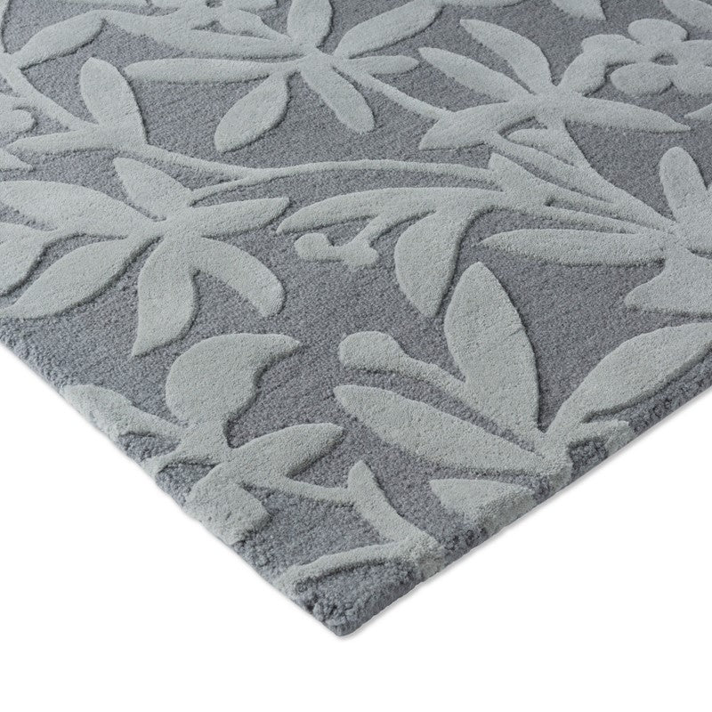 Laura Ashley Cleavers Dark Steel Grey Rug