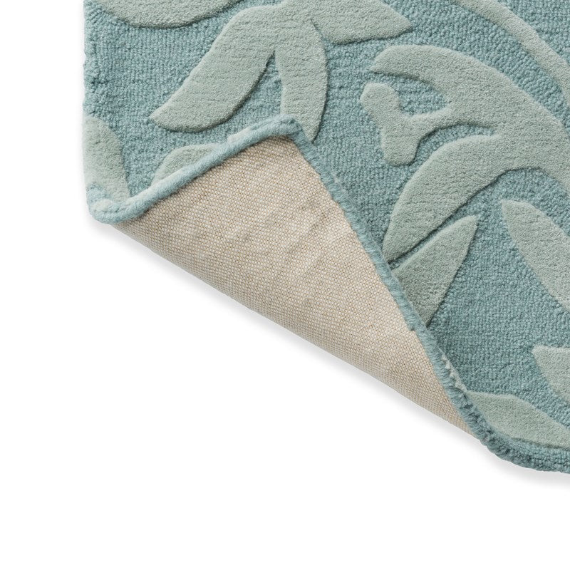 Laura Ashley Cleavers Duck Egg Green Rug