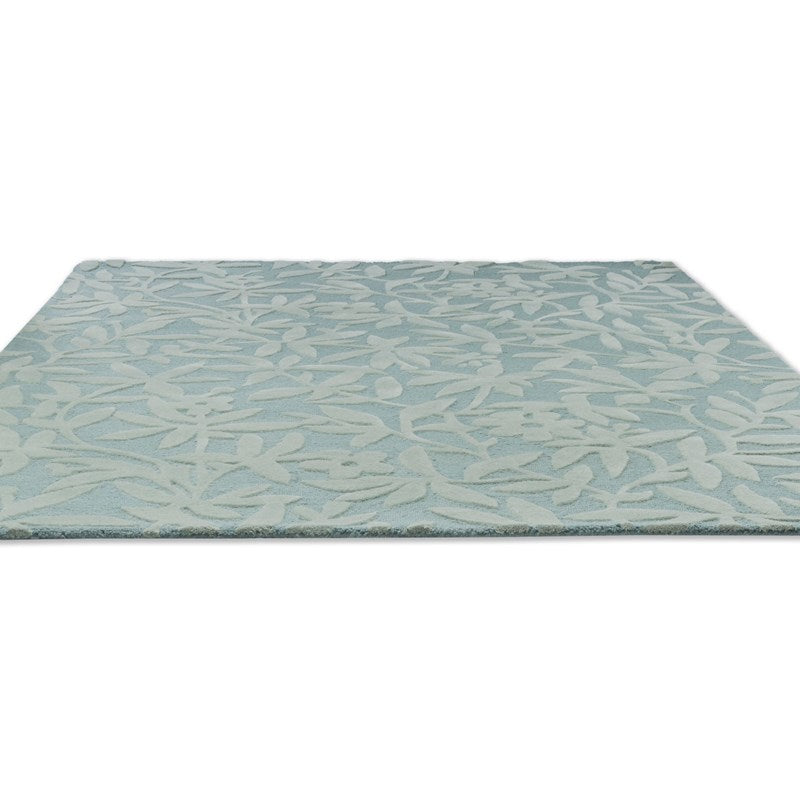 Laura Ashley Cleavers Duck Egg Green Rug