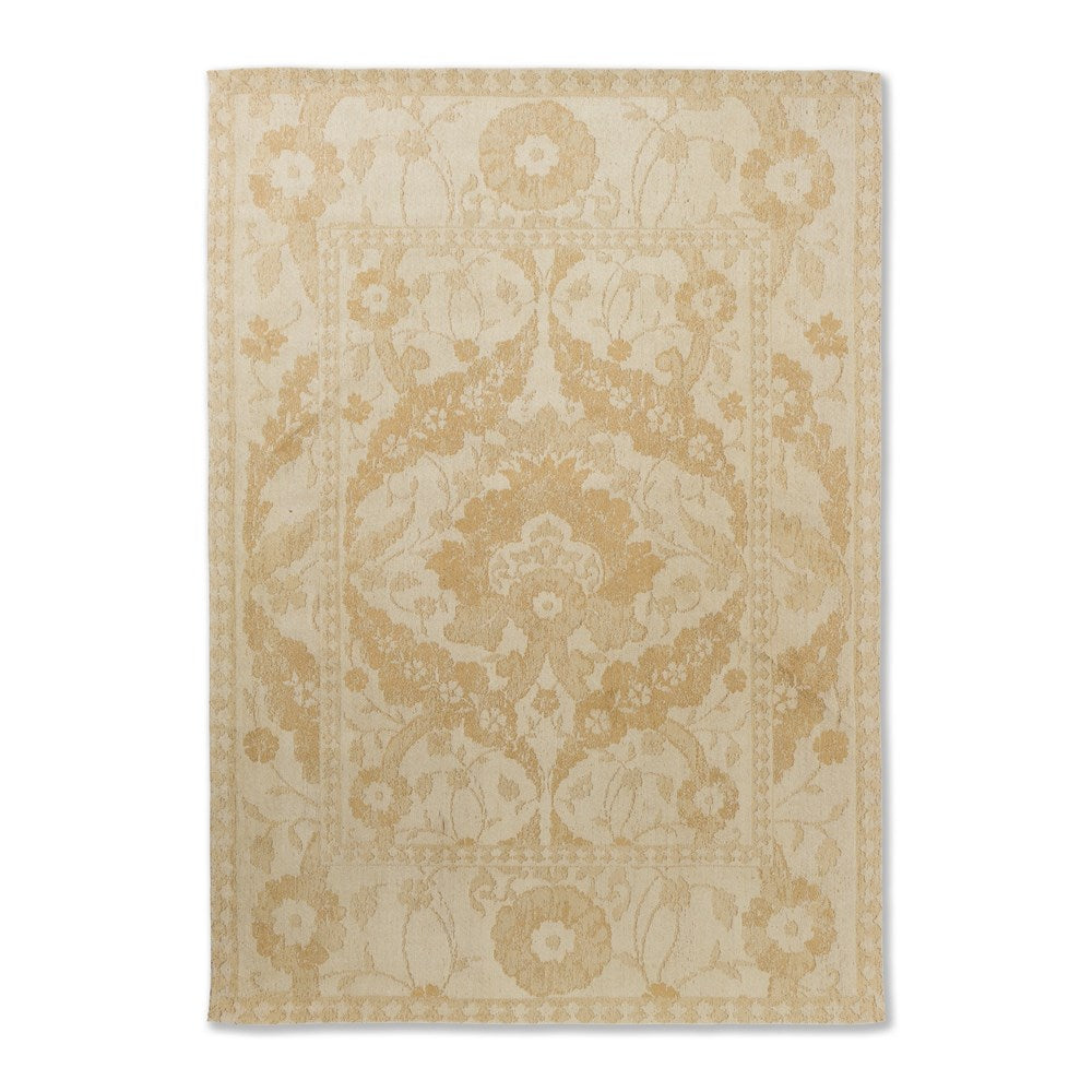 Laura Ashley Newborough Jacquard Pale Gold Rug