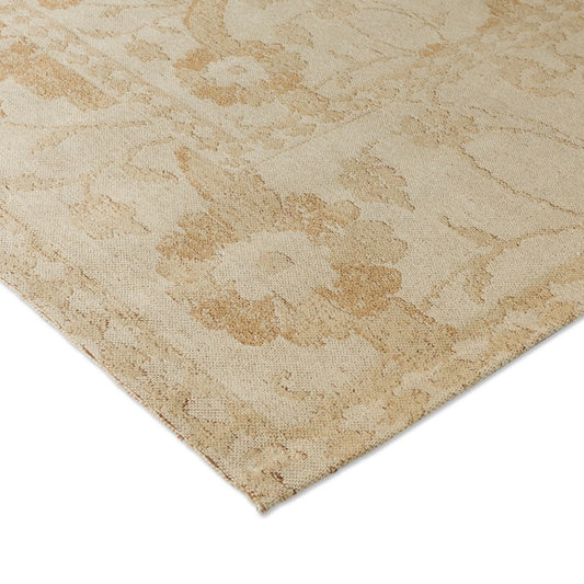 Laura Ashley Newborough Jacquard Pale Gold Rug