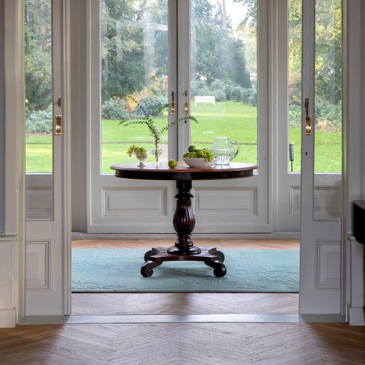 Laura Ashley Mari Botanical Mineral Green Rug