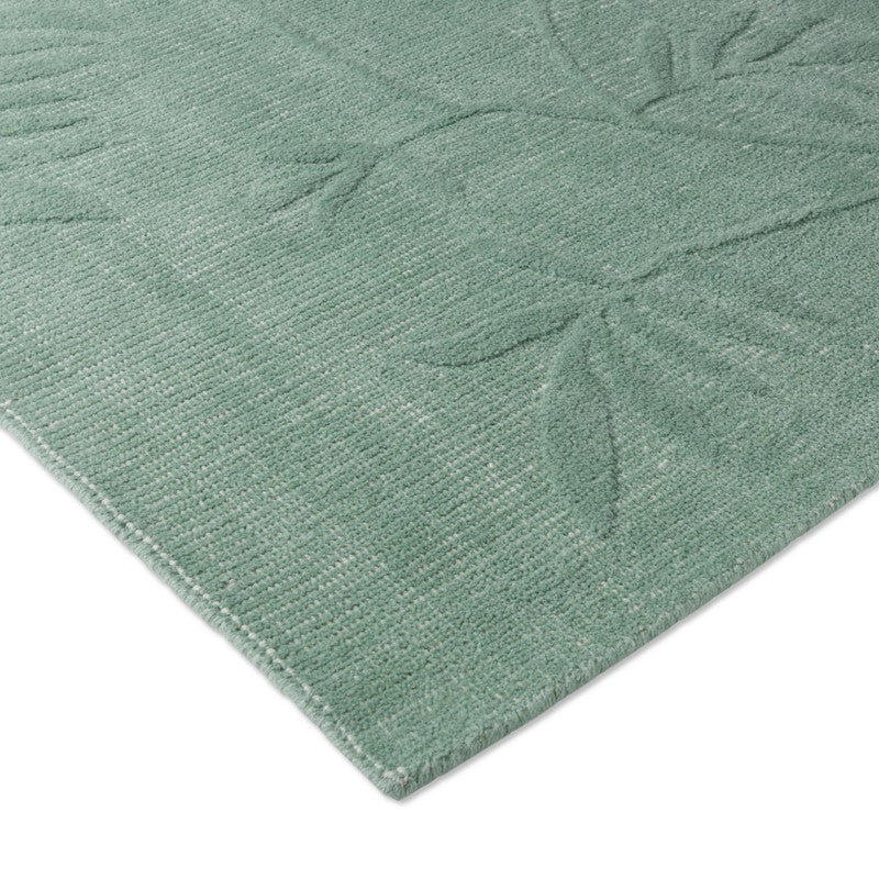 Laura Ashley Mari Botanical Mineral Green Rug