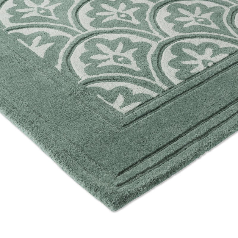 Laura Ashley Catarina Fern Green Rug