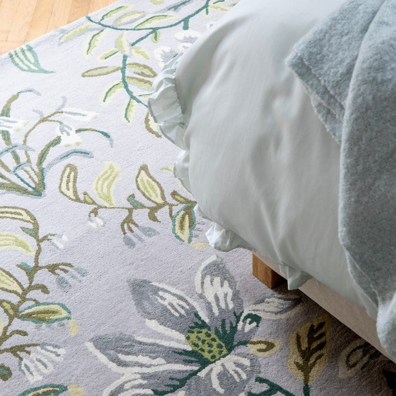 Laura Ashley Parterre Pale Sage Green Rug