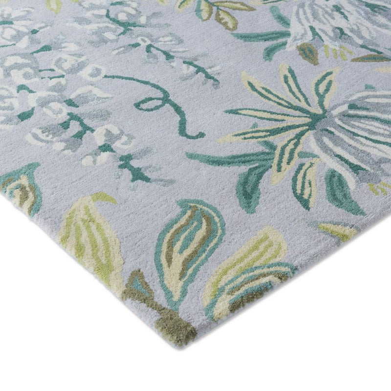 Laura Ashley Parterre Pale Sage Green Rug