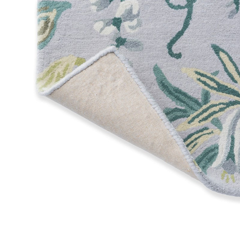 Laura Ashley Parterre Pale Sage Green Rug