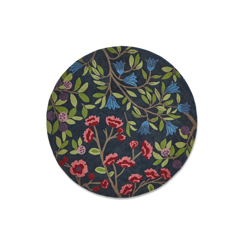 Sanderson Foraging Indigo Blue Rug