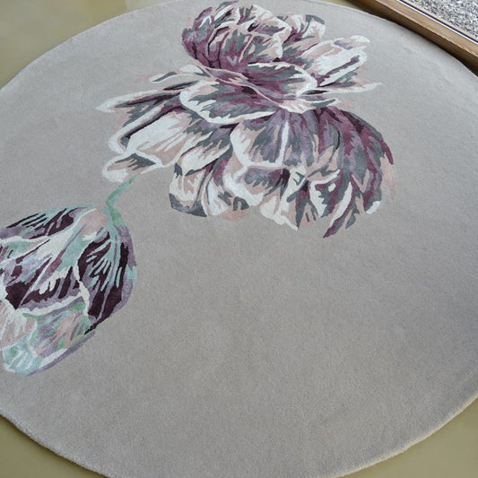 Ted Baker Tranquility Round Beige Circle Rug
