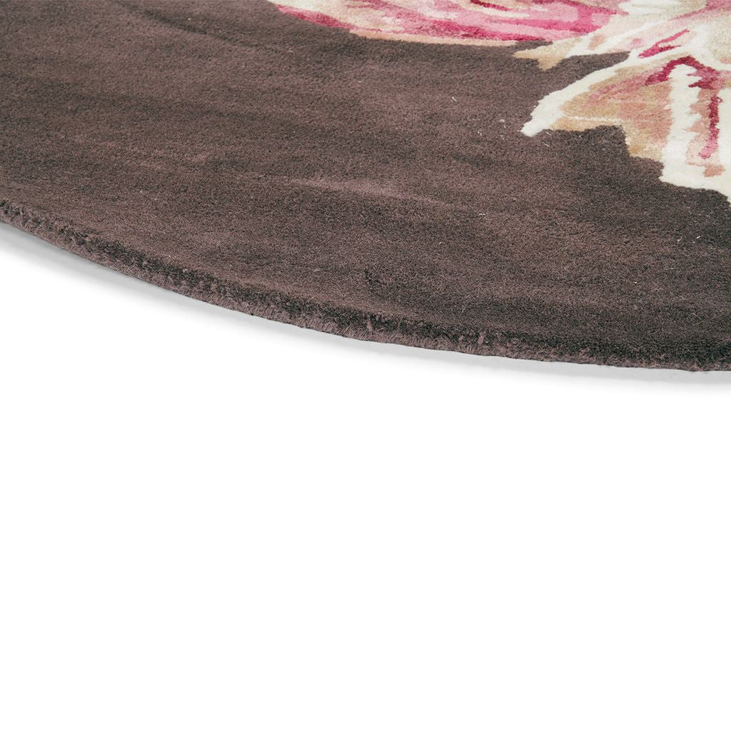 Ted Baker Tranquility Round Aubergine Circle Rug
