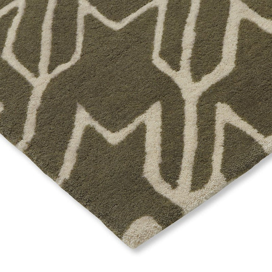 Ted Baker Houndstooth Grey Rug