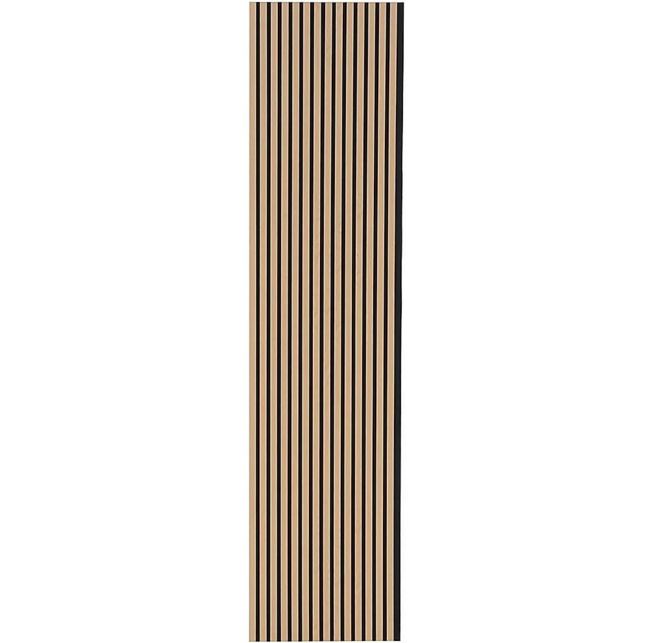 Natural Oak Acoustic Wall Panel - 60cm x 240cm