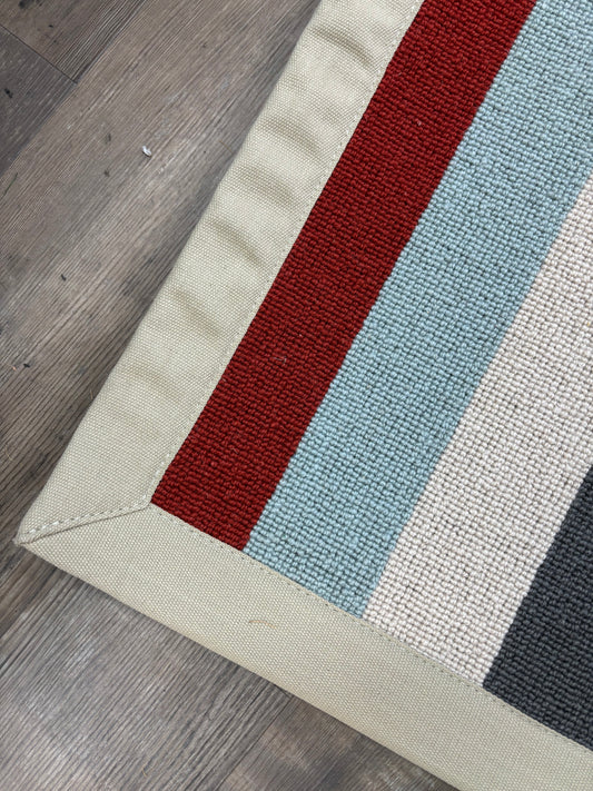 Wool Frolic Striped Taped (Cream) - 150cm x 90cm