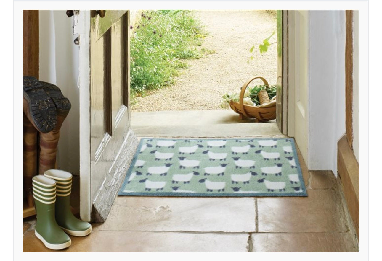 Turtle Mat Flock Green - 60cm x 85cm (Medium)