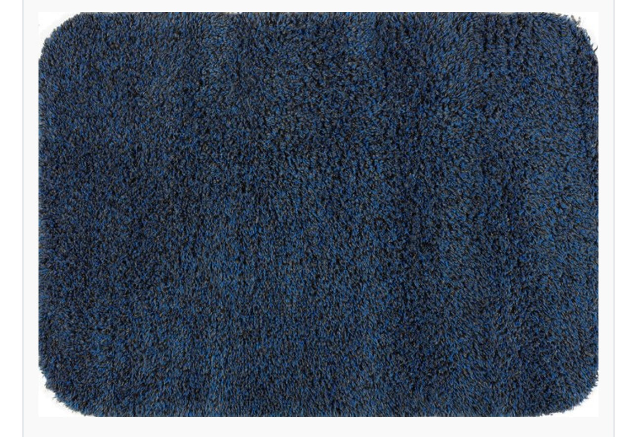 Turtle Mat Plain Blue - 50cm x 75cm (Standard)