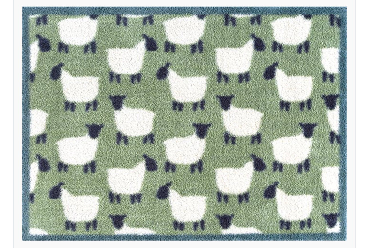 Turtle Mat Flock Green - 60cm x 85cm (Medium)