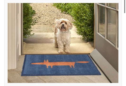 Turtle Mat Scion Mr Fox Navy - 60cm x 85cm (Medium)