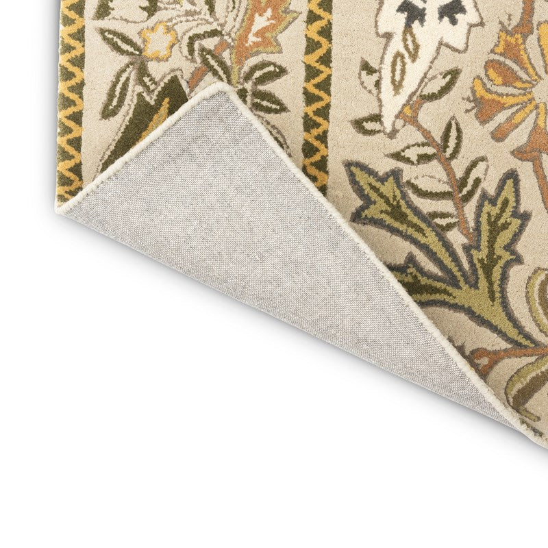 William Morris Wilhelmina Linen Mustard Rug