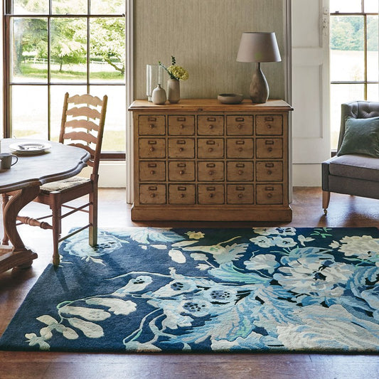Sanderson Stapleton Park Admiral Blue Rug