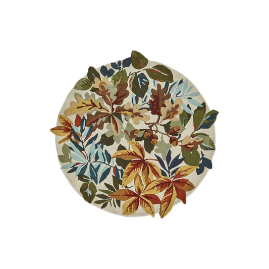 Sanderson Robins Wood Russet Brown Rug