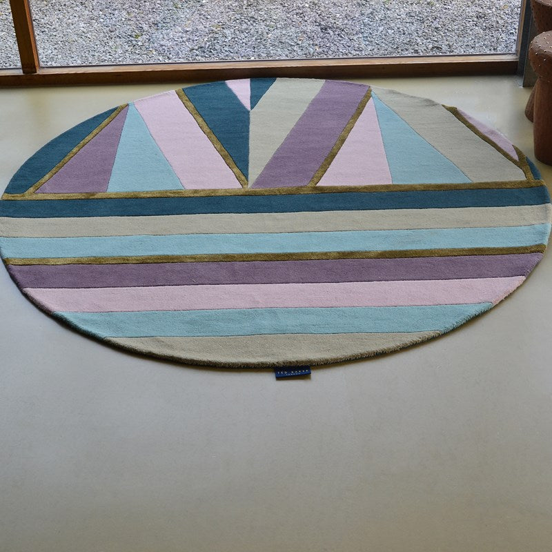 Ted Baker Sahara Round Pink Rug