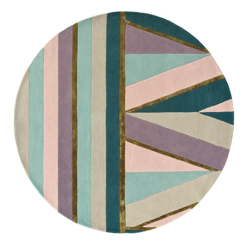 Ted Baker Sahara Round Pink Rug