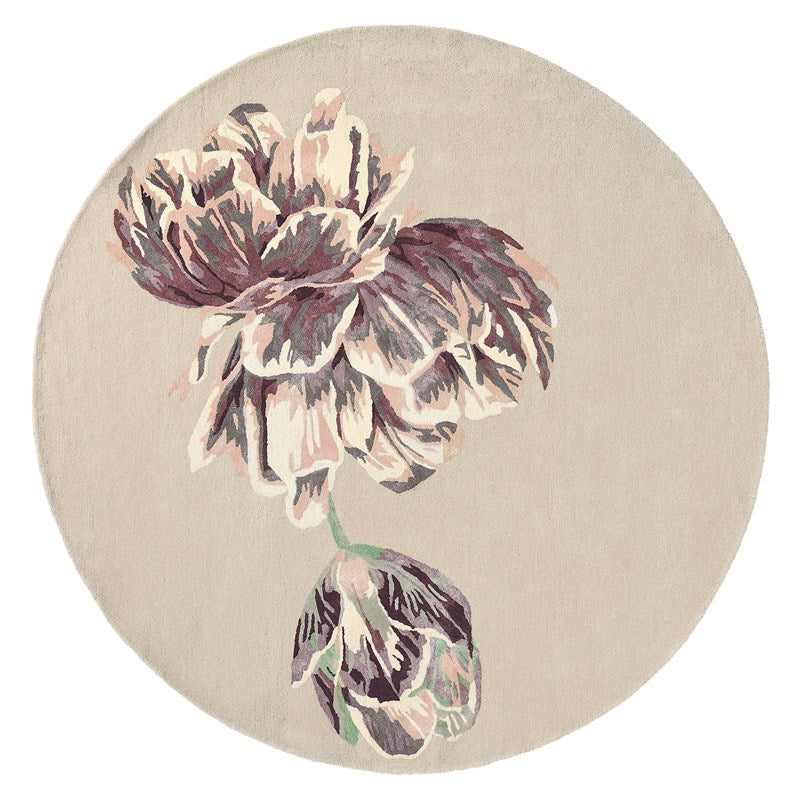 Ted Baker Tranquility Round Beige Circle Rug