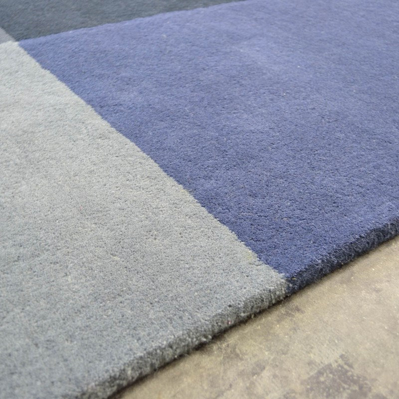 Ted Baker Plaid Grey Rug