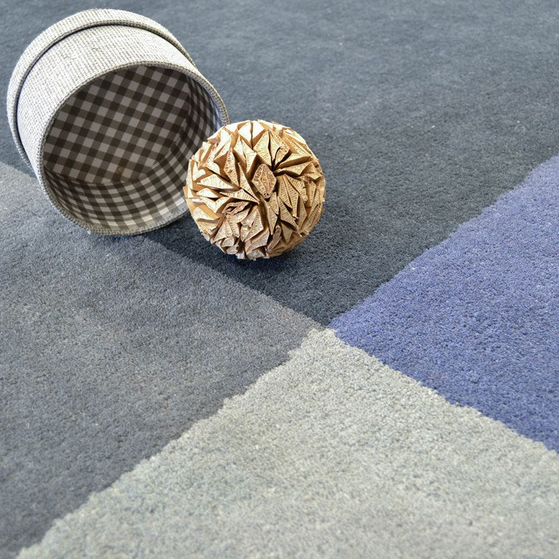 Ted Baker Plaid Grey Rug