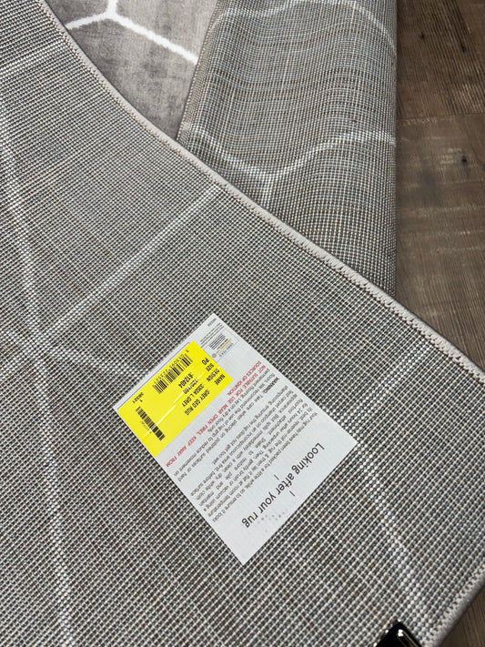 Grey Geo- 120cm x 160cm