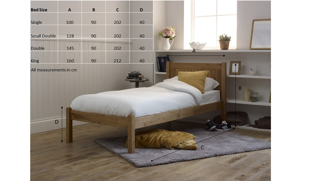 Capricorn Wooden Bed